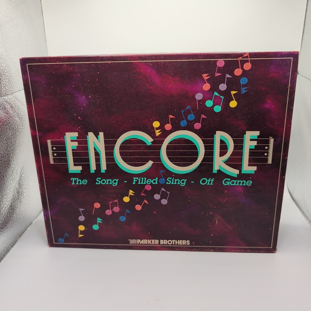 Parker Brothers Board Game Encore Sing-Off Musical Party Game